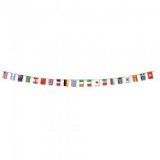 Beistle 57738 International Flag Banner, 12-Inch by 23-Feet