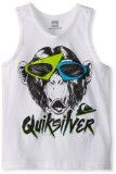 Quiksilver Boys 8-20 Monkey Biz Tank, White, Small/10