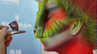 Body art в технике air brush. KRYOLAN.